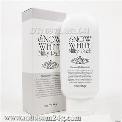 Snow white Milky Pack - kem tắm trắng mặt và toàn thân